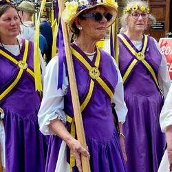 Cotswold Dancers für den Bürgermeister