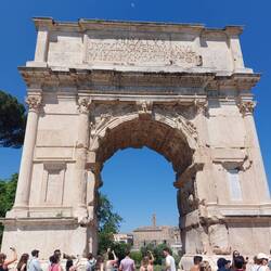 Arch of Constantine built to commemorate the victory of a major battle the army won