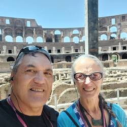 This place had a very eerie feeling about it The Pope holds mass here on Good Friday