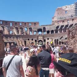 Entering the Arena area of the Colosseum thru the same walkway Gladiators would have tread