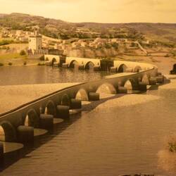 Pont d'Avignon, wie sie mal aussah