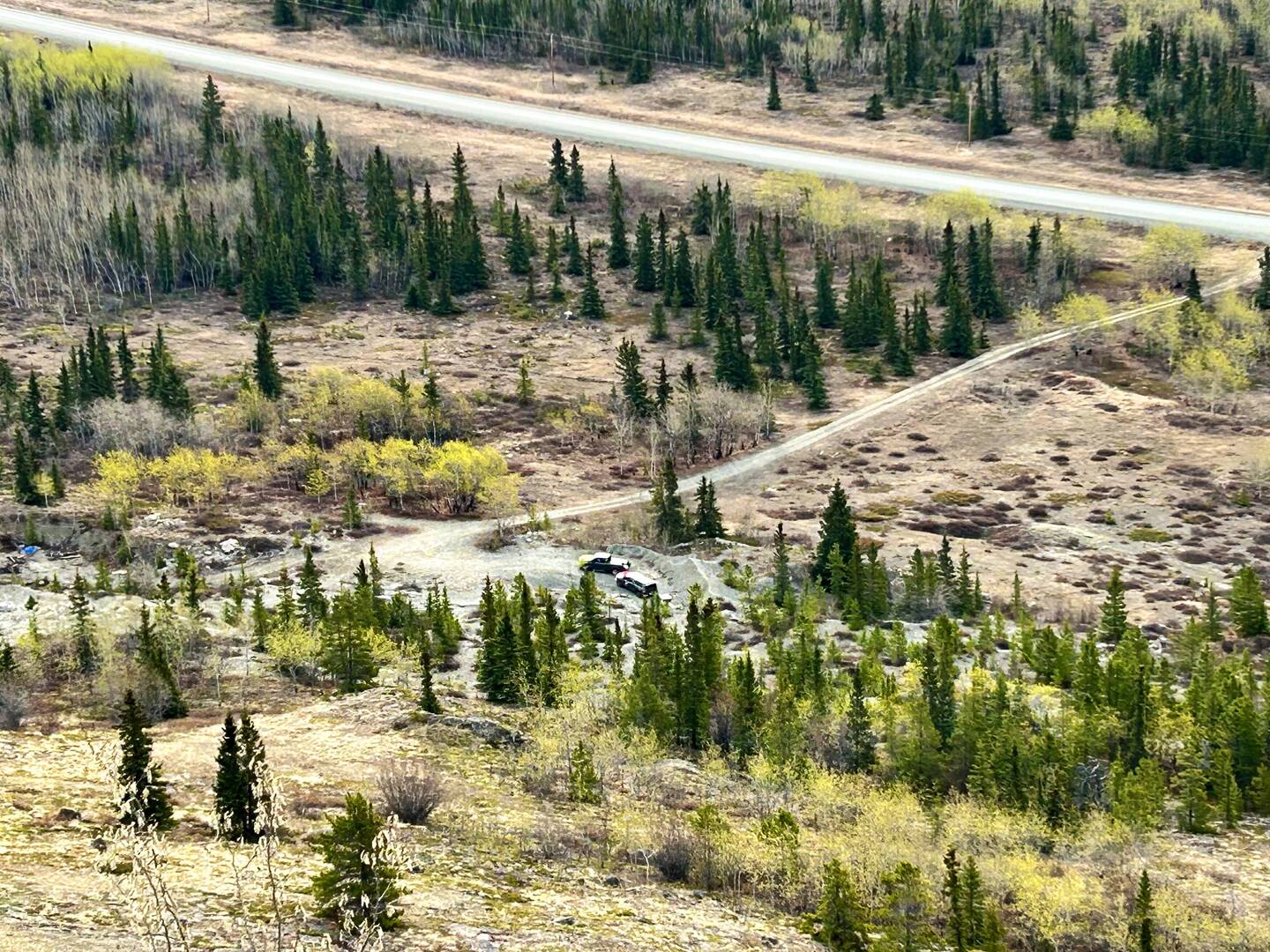 Camp site west of Whitehorse