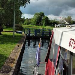 Letzte Schleuse für heute.