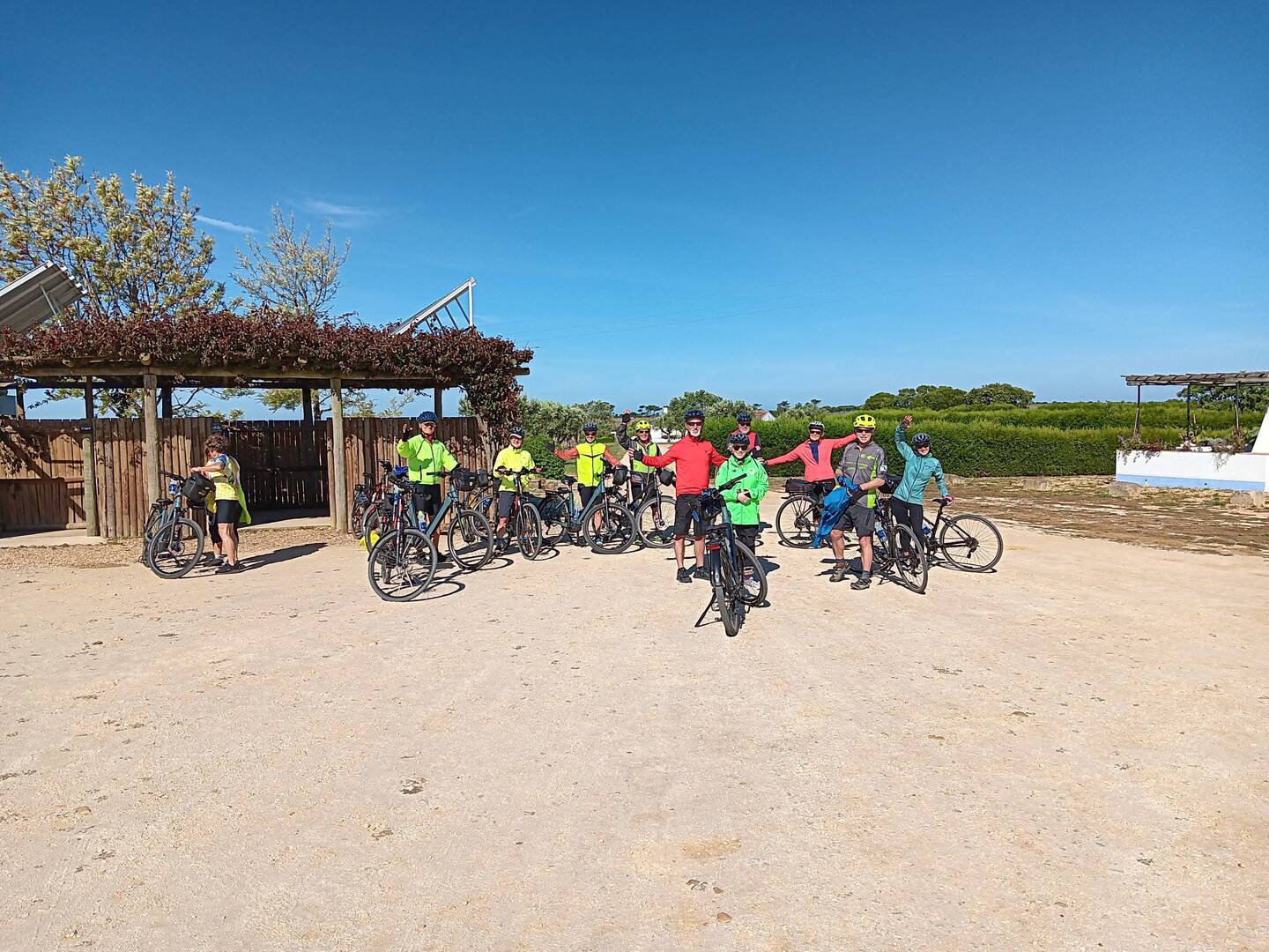 Ready to leave Herdade do Touril