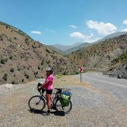 Bracing for the long climb.