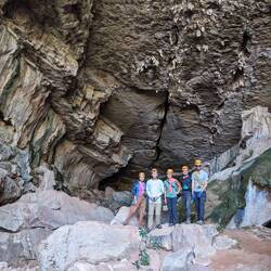 Nach dem Höhlenbesuch zurück im Tageslicht!