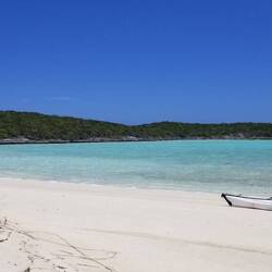 The view from the inner cove of Prime Cay