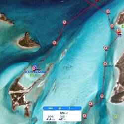Fowl Cay is an oddity in Exumas - it has protection to SW!