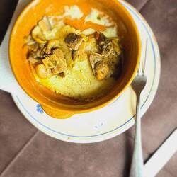 Fonduta di Pecorino ai Funghi Porcini