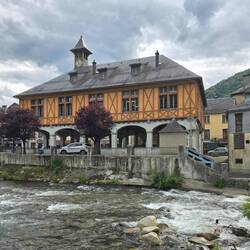 Arreau Mairie (town hall) rebuilt in 1930s