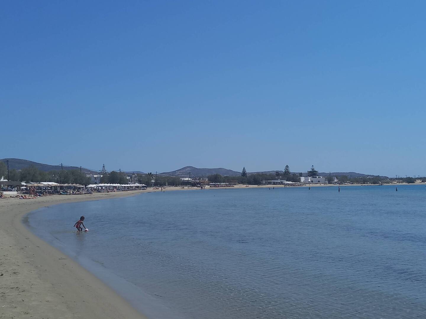 Agios Georgia's beach.