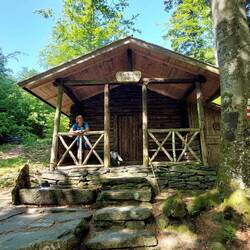 An der Seelbrunn Hütte gab es auch Trinkwasser!
