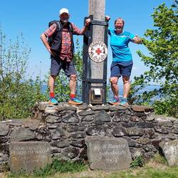 Der Gipfel Burgstall ist erreicht!