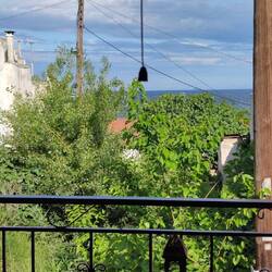 Blick von meinem großzügigen Balkon