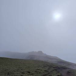 Der Nebel verzog sich etwas