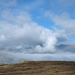 Jetzt die Wolken auf der anderen Seite