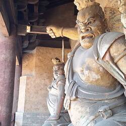 At the monastery