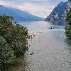 Der Sarco mündet in den Gardasee.