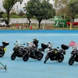 Biker Veranstaltung am Platz