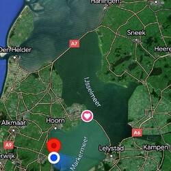 Markermeer, und später Ijsselmeer sind von der Nordsee abgeschnitten und mittlerweile Süsswasserseen