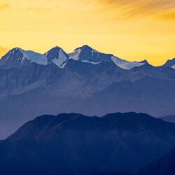 Sunrise over Santa Marta Mountains