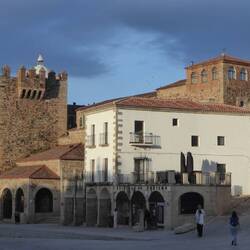 Plaza mayor at evening
