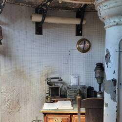 das Büro des Leuchtturmwächters