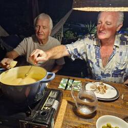 Das Fondue schmeckt auch in Australien vorzüglich