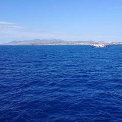 The blue of the Agean sea