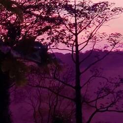 Ziel bei Sonnenuntergang erreicht