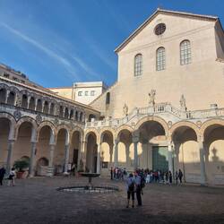 This Cathedral housed the remains of Pope San Gregorio VII and Apostle n Evangelist Matthew