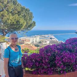 Flowers blooming all around the property