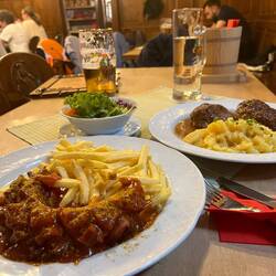 Dinner in 1649 brewery. Mine is a smll beer glass.