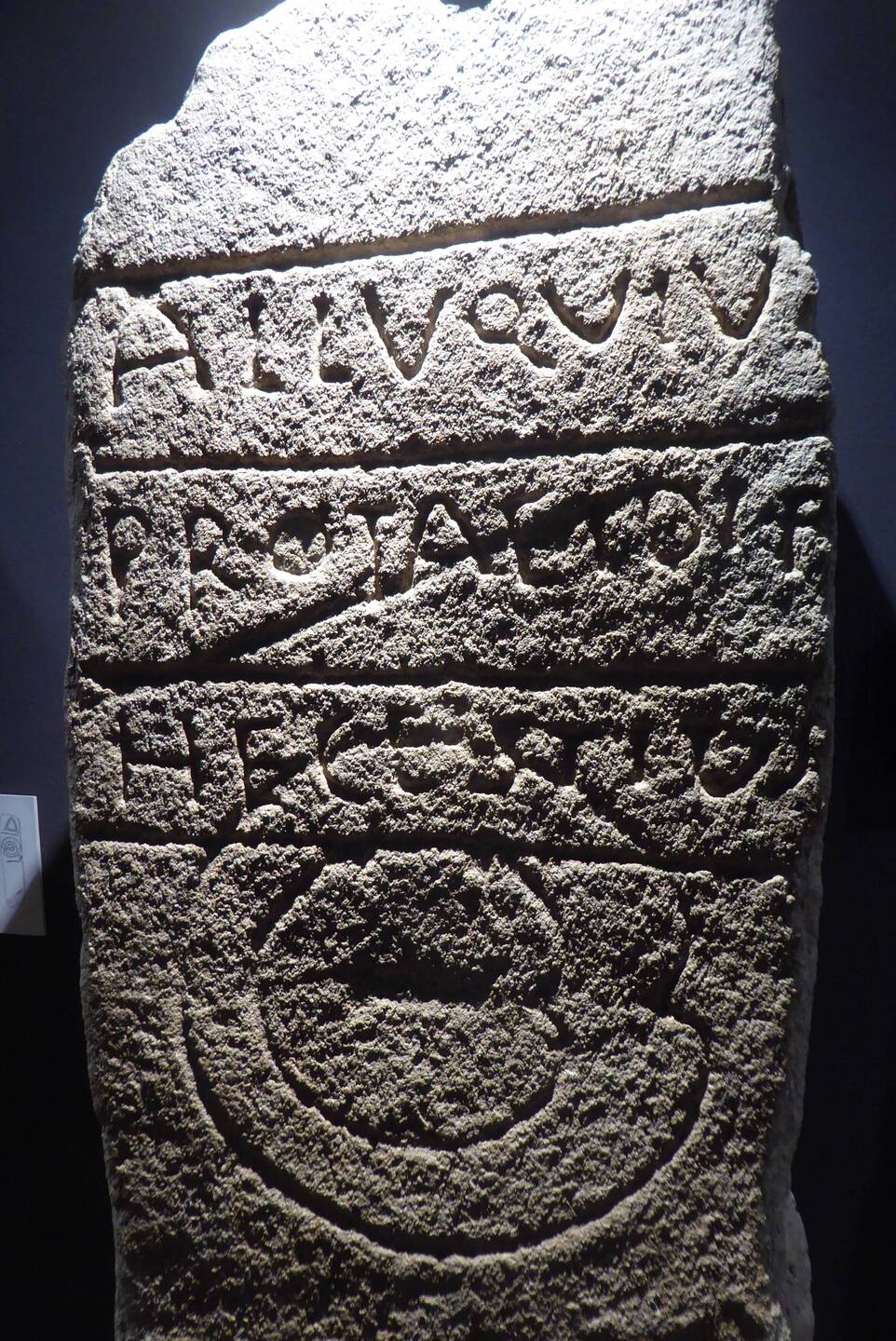 Latin inscription 9th c bc