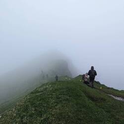 Bei Nebel leider nur mit Guide 😮