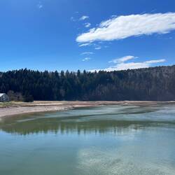 Alma is on the small delta of the Upper Salmon River & Cleveland Brook.