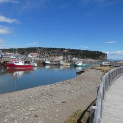 Alma's economy, aside from tourism, is fishing. We saw the boats coming in.