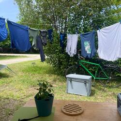 Wäsche hängt auch, jetzt wirds Zeit für den Pool ...