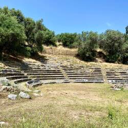 das alte Amphitheater von Gythio