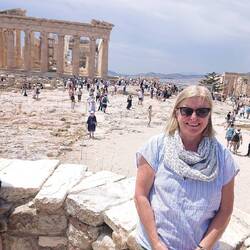 Parthenon (left) and Temple of Athena Nike (right)
