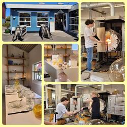 in der Glasbläserei