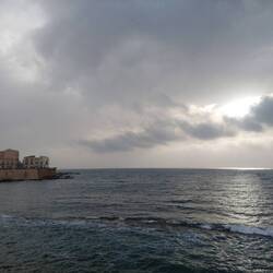 Morgenlauf am Meer