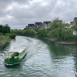 Eine mässig gut gebuchte Bootstour auf der Ljubljanica...