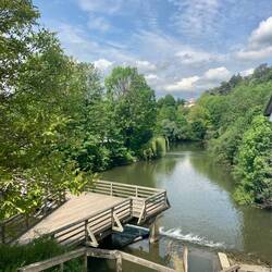 Pivka, der Fluss, der das Höhlensystem geschaffen hat.