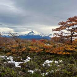 Výhled po cestě z jeskyně Milodón