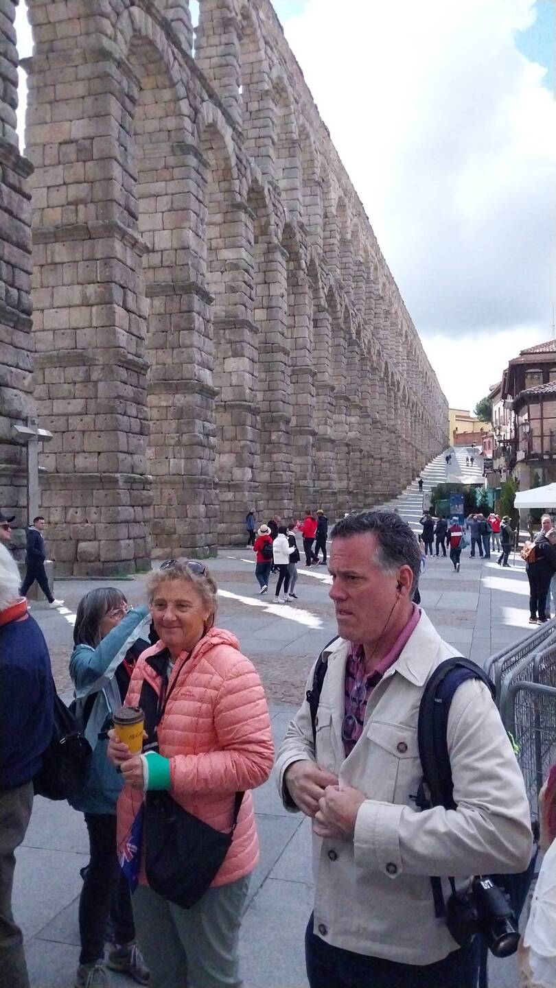 Segovia Aqueduct, 1800 years old and solid as a rock.