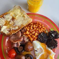 English Breakfast am Abend