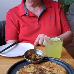 Shrimp and Vegetable Pancake