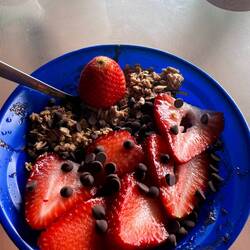 Selbstgemachte Acai Bowl
