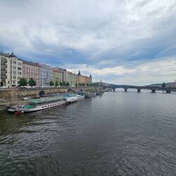 Blick auf die Moldau